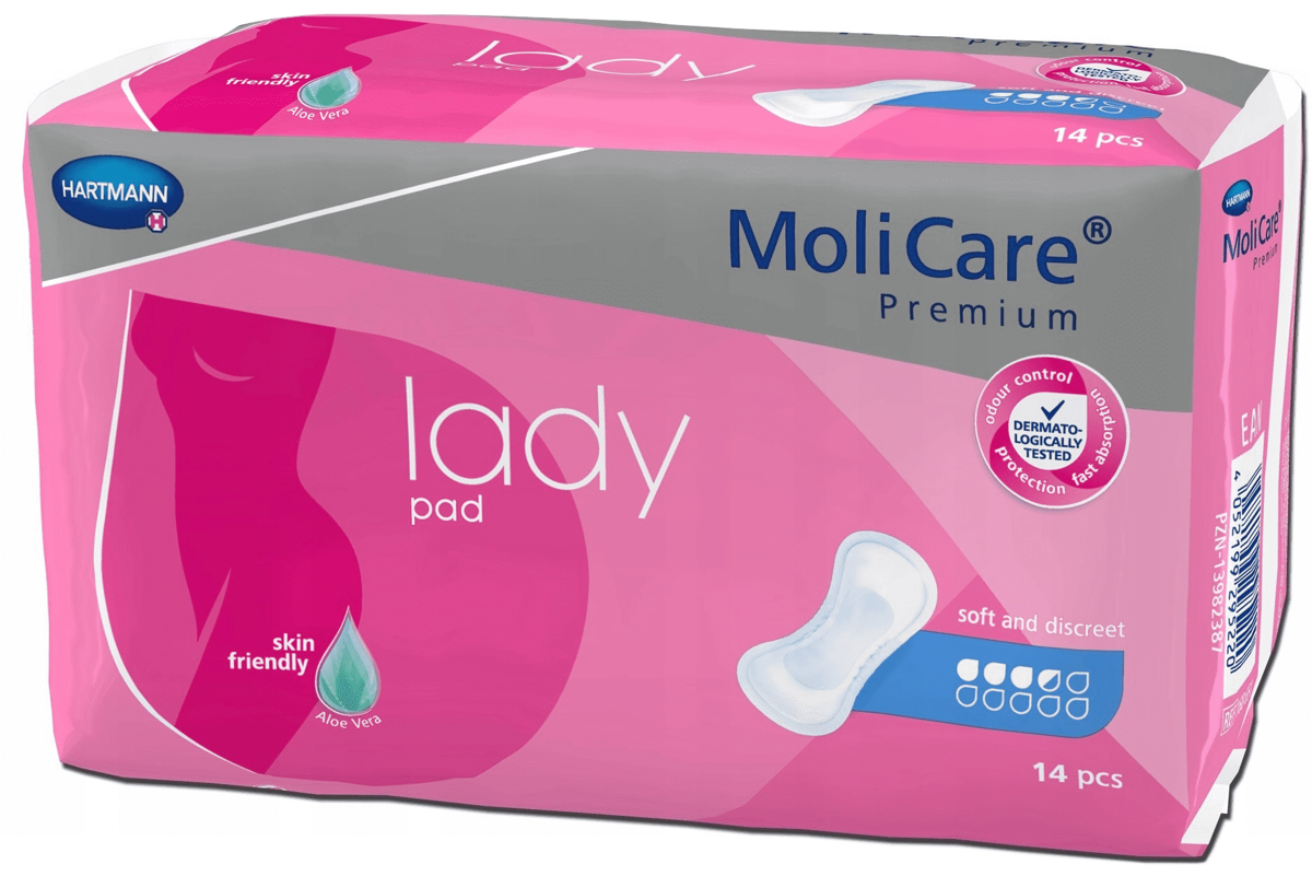Wkłady anatomiczne Molicare Premium Lady Pad 3,5 kropli 14 SZT.