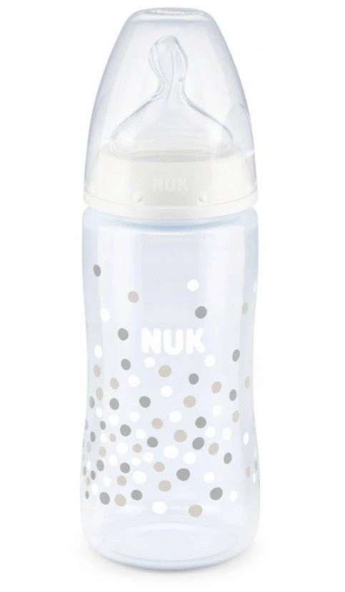 Butelka Nuk First Choice 300ml ze wskaźnikiem temperatury smoczek silikon 0-6 m