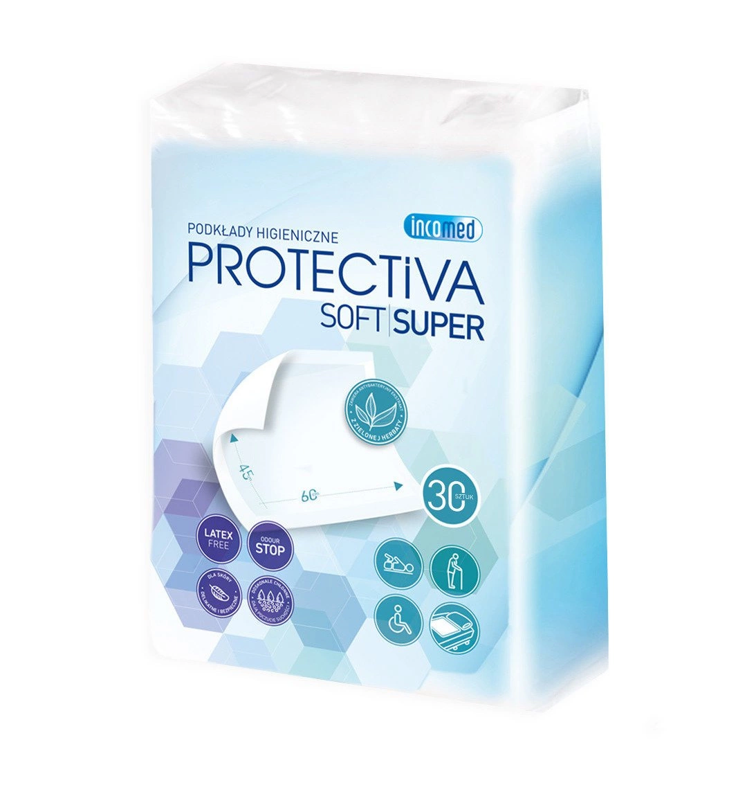 Podkłady higieniczne protectiva soft 45x60 30 SZT. chłonność 400ml