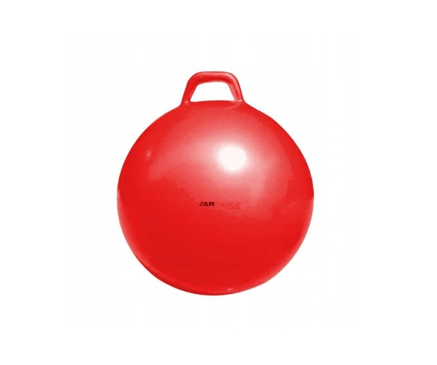 Piłka rehabilitacyjna hopper z uchwytem 45cm czerwona
